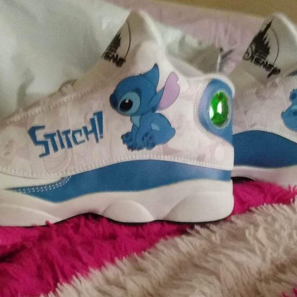 Lilo and stitch Jordan 13 new they was to little for my daughter